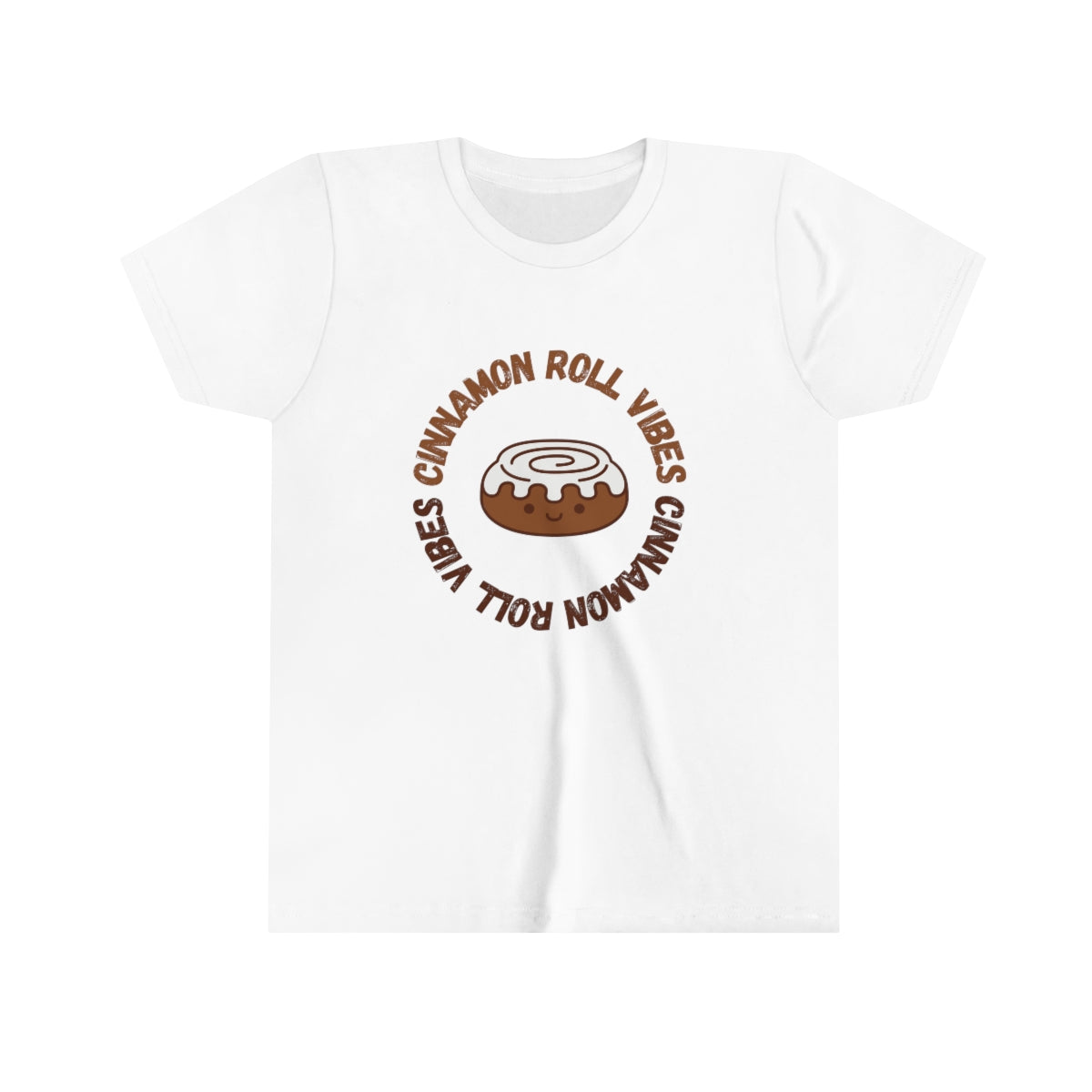 Cinnamon Roll Vibes Cute Kids Heavy Cotton™ Tee